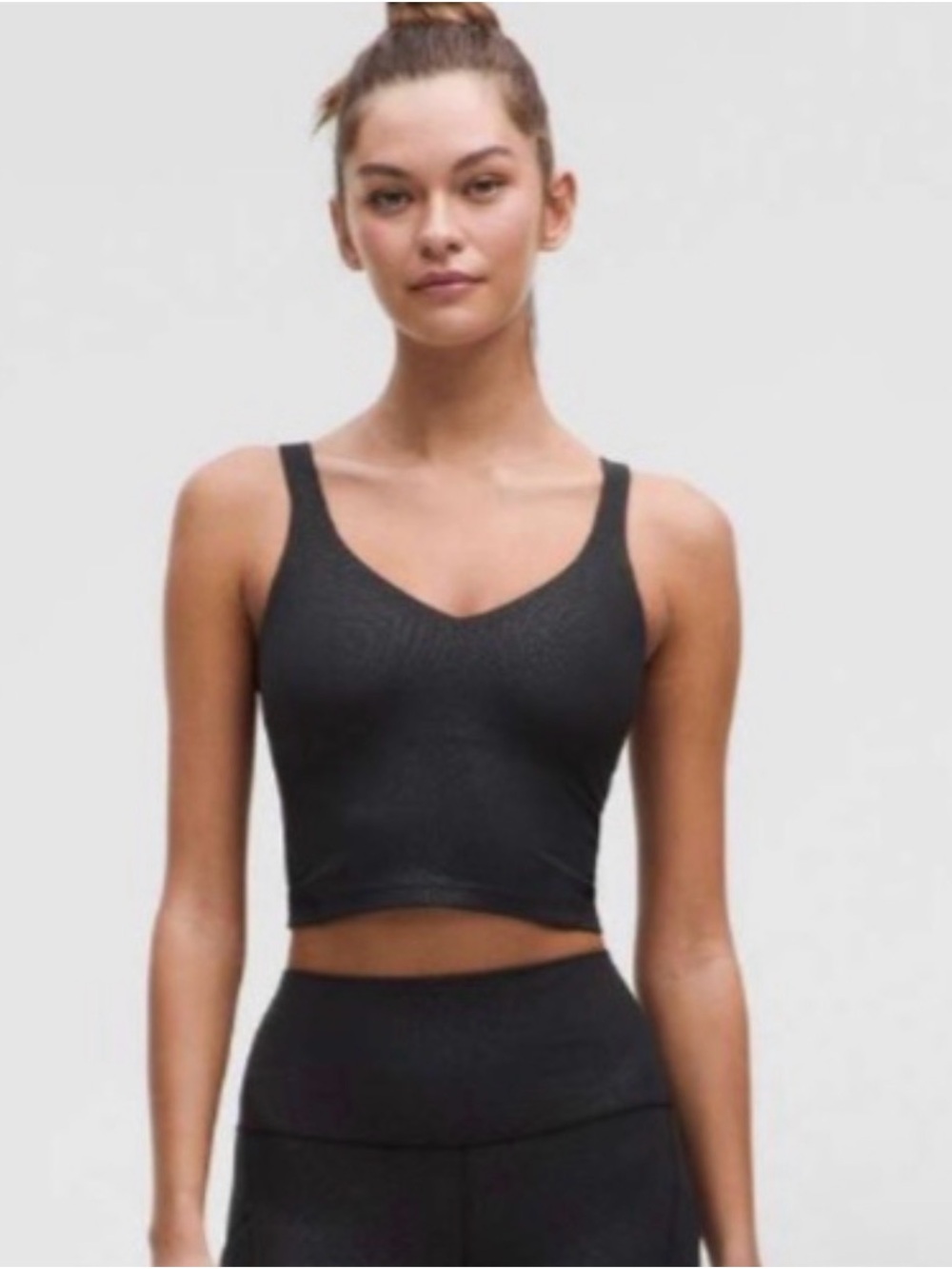 Lululemon Align Tank (square dot) Black Pattern Tank - Like New!